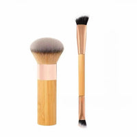 Loose powder brush + eye brush