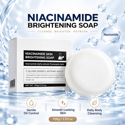 Niacinamide Brightening Soap Bar – Gentle Body Cleanser for Smooth, Radiant Skin
