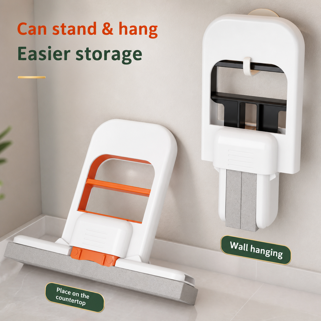 Handheld Mini Mop for Streak-Free Counters and Spotless Surfaces