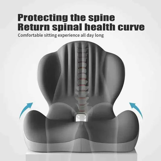 ❤️Sit Longer in Comfort with Ergonomic Memory Foam Back & Seat  Support