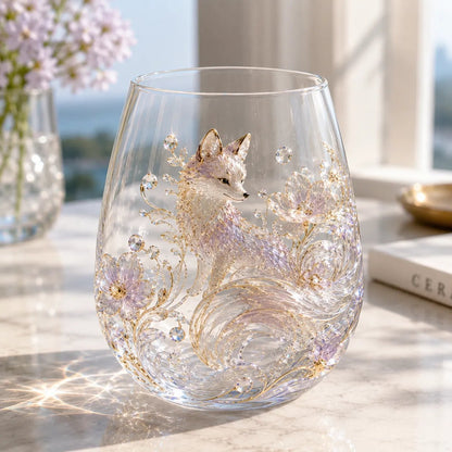 🔥 LAST DAY 49% OFF – ✨ 3D Animal Floral Glass Tumbler | For Prettier Sips, Sunlight-Catching Details, Nature Charm & Elegant Everyday Drink Vibes 🌸🐾