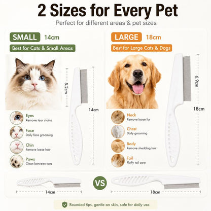 🔥Pet Face Comb Set for Cats & Dogs-2Pack