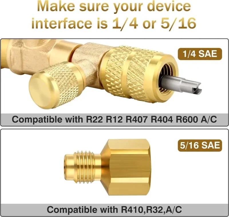🔥Limited Time 50% Off✨AC Valve Core Remover & Installer Professional Kit
