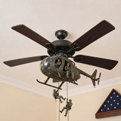 🔥 LAST DAY 50% OFF-🚁 Helicopter Ceiling Fan Decoration – Flying Aviation Display