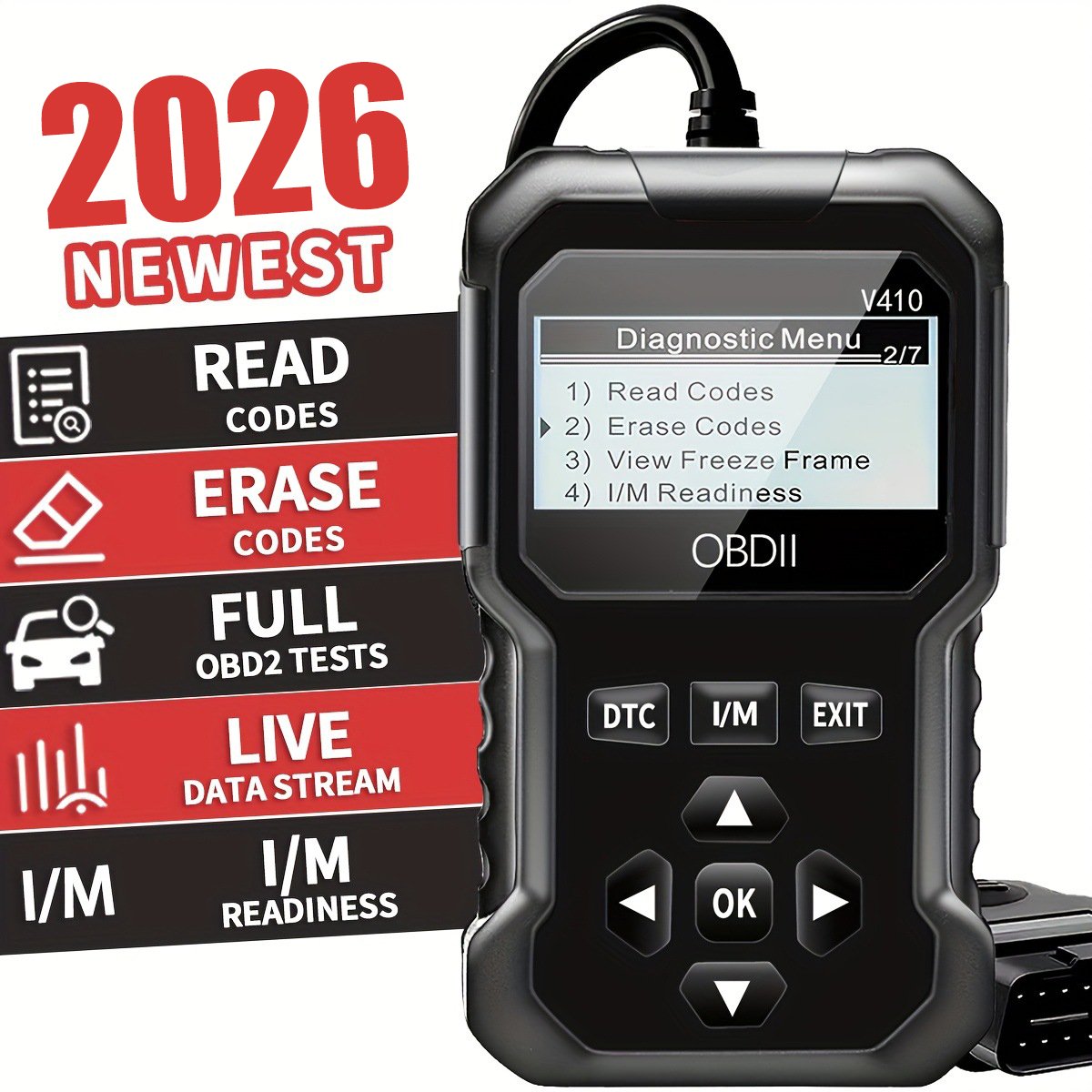🚘OBD2 Advanced Diagnostic Tool Professional Engine Code Reader 🛡️