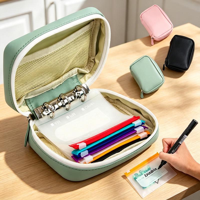 💊A8 Waterproof Pill Pouch Set, 7‑14 Day Medicine & Vitamin Storage, Crush‑Resistant Waterproof Pill Case Shell