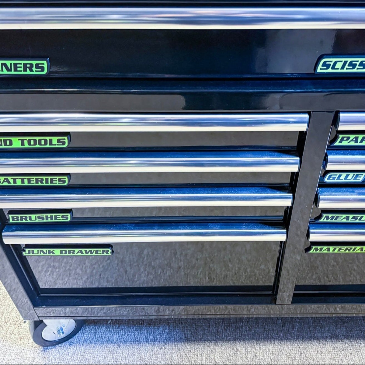 🌟12 Pack of  Magnetic Toolbox Labels🔩