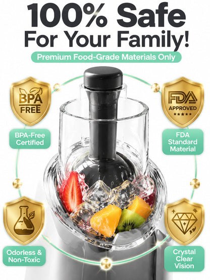 🍦Healthy Fruit Ice Cream Maker, 100% Natural No‑Sugar Homemade Dessert Machine, BPA‑Free Kid‑Safe Frozen Treat Tool🍓