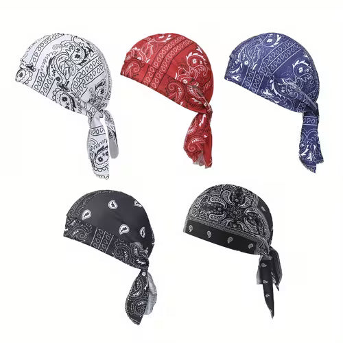 🌞Paisley Cooling Headscarf Cap, Breathable Sweat‑Wicking Sun Protection Head Wrap