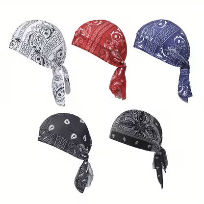 🌞Paisley Cooling Headscarf Cap, Breathable Sweat‑Wicking Sun Protection Head Wrap