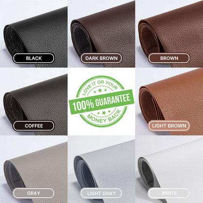 🔥Last Day 50% OFF✨Self‑Adhesive Leather Repair Patch for Couches, Car Seats & Furniture