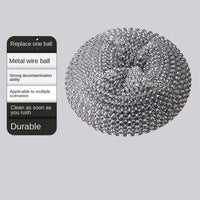 A steel wool ball