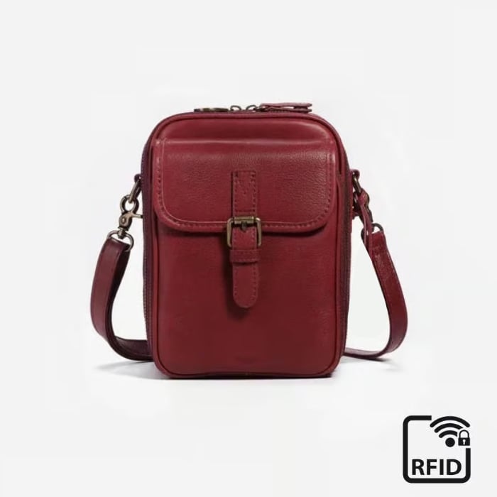 🔥Crossbody Leather RFID Bag