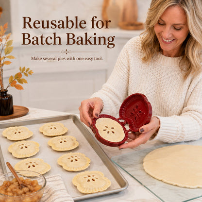 🥧Beginner‑Friendly Mini Hand Pie Press Mold | 6 Shapes Easy Homemade Pastry Dough Press Mould 🍎