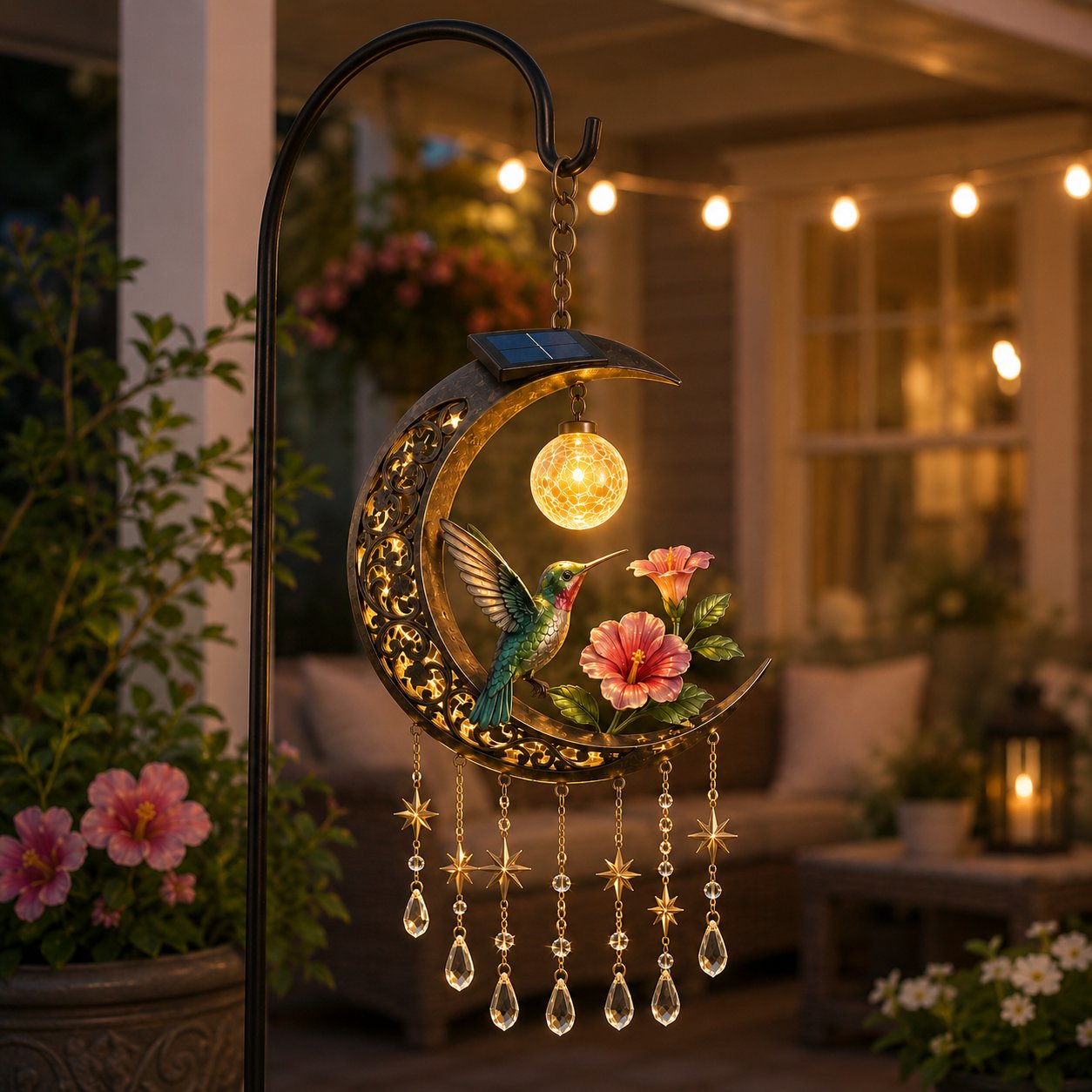 Enchanted Moon Solar Garden Lights-A Little Moonlight. A Little Magic. Every  Night.