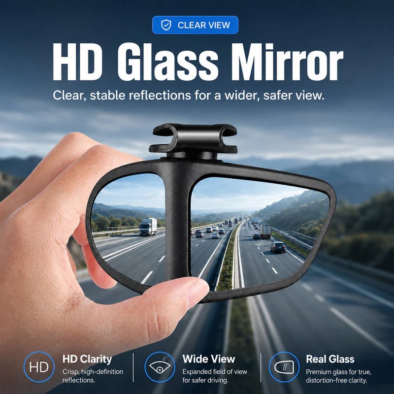 ⏰BUY 1 GET 1 FREE🔥 360° Wide‑Angle Blind Spot Rearview Mirror