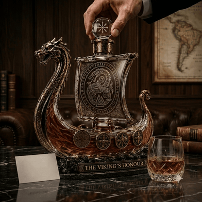 🛡️⚔️The Viking's Honour - Limited Edition Crystal Whiskey Decanter