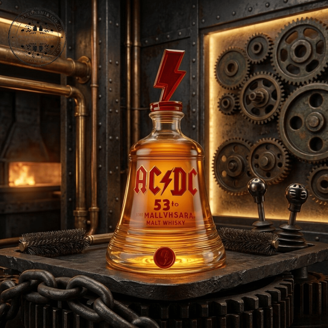 🔔 AC/DC 53rd Anniversary Hell’s Bells Decanter Bottle🔥