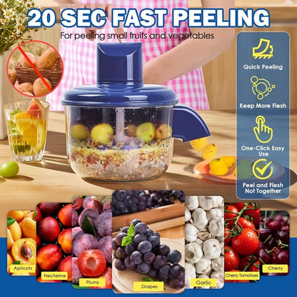 🔥LAST DAY 47% OFF｜Universal Automatic Peeler ✨Smart Kitchen Gadget Peels Fruit In Seconds