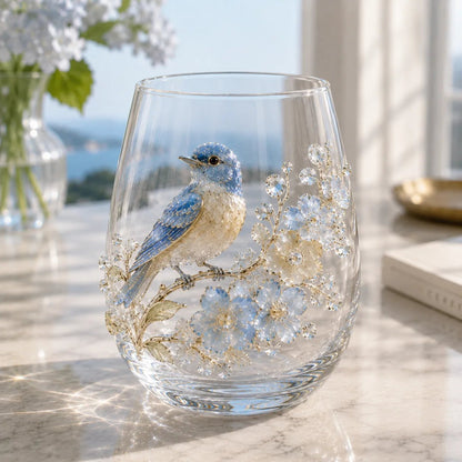 🔥 LAST DAY 49% OFF – ✨ 3D Animal Floral Glass Tumbler | For Prettier Sips, Sunlight-Catching Details, Nature Charm & Elegant Everyday Drink Vibes 🌸🐾