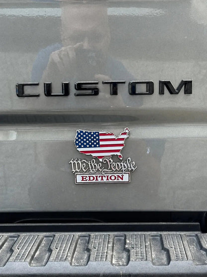 USA Faith, Family & Freedom Metal Emblem