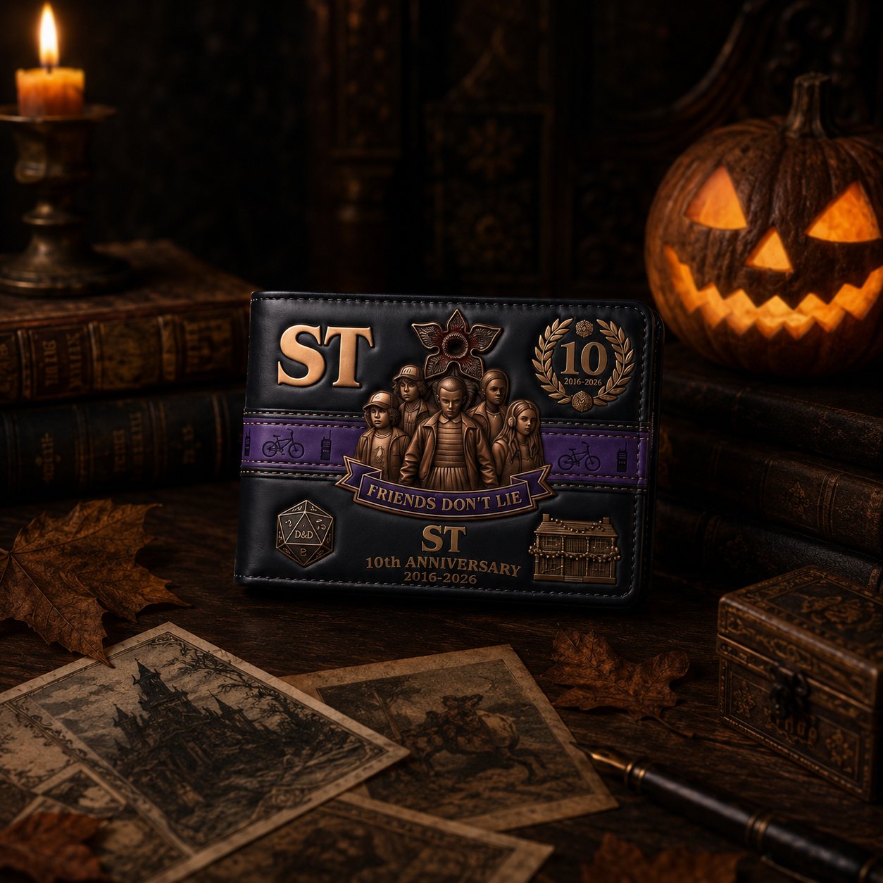 🦇Dark Universe Collector's Edition Wallet | Gothic Horror Themed Collectible Wallet Accessory