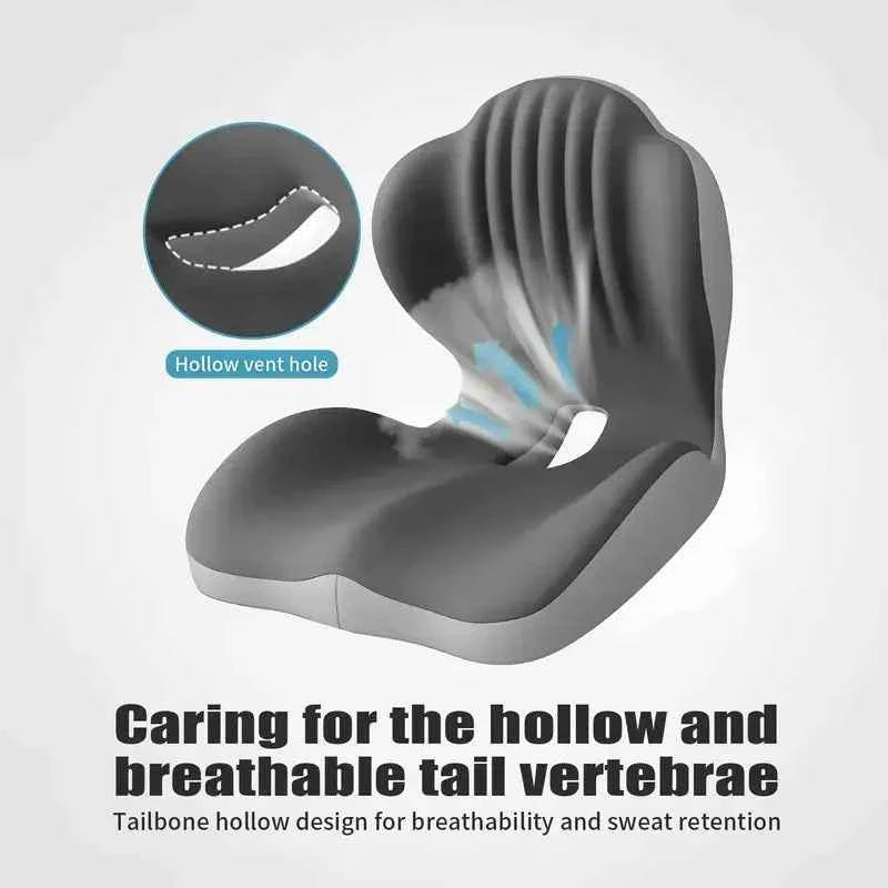 ❤️Sit Longer in Comfort with Ergonomic Memory Foam Back & Seat  Support