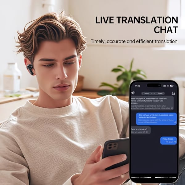 🎁🔥Bluetooth Wireless Translation Earbuds with LED Display for iOS & Android