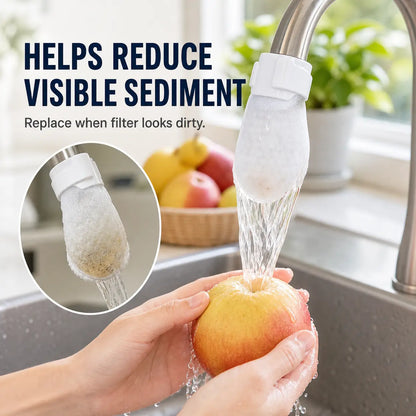 🚰 Cotton Faucet Filter Bags – Sediment & Splash Filter