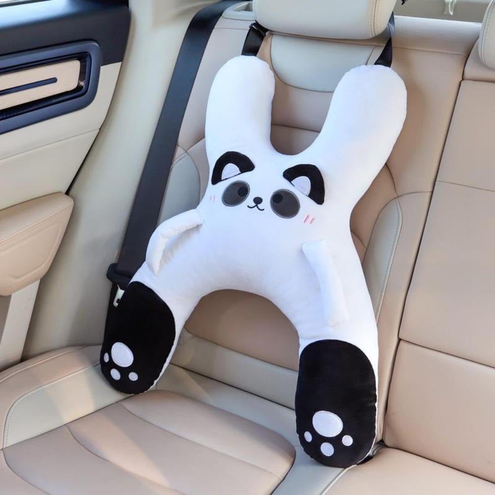 🐷Kids Car Neck Pillow - Soft Plush Pig Design, Car Seat  Attachment