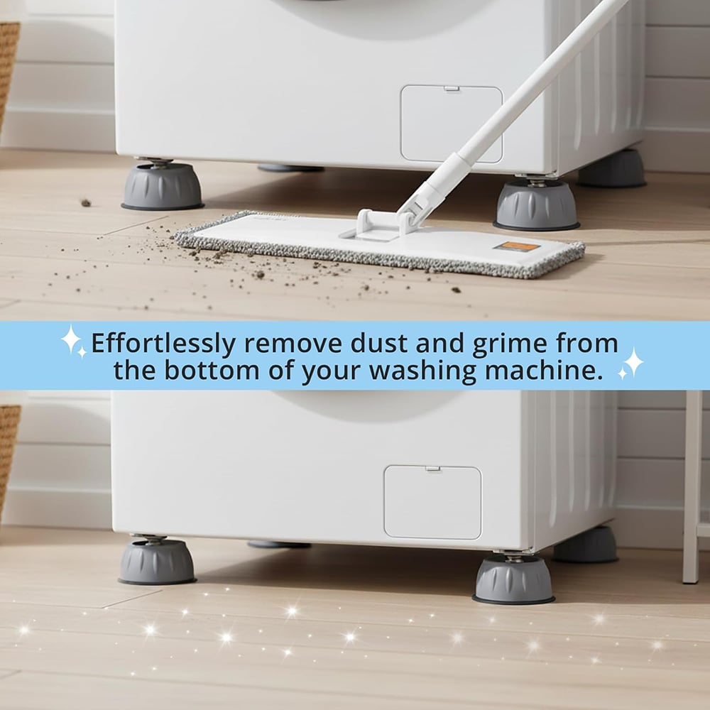 🏠 Anti-Vibration Washing Machine Stabilizer Pads (4-Pack)