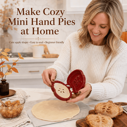 🥧Beginner‑Friendly Mini Hand Pie Press Mold | 6 Shapes Easy Homemade Pastry Dough Press Mould 🍎