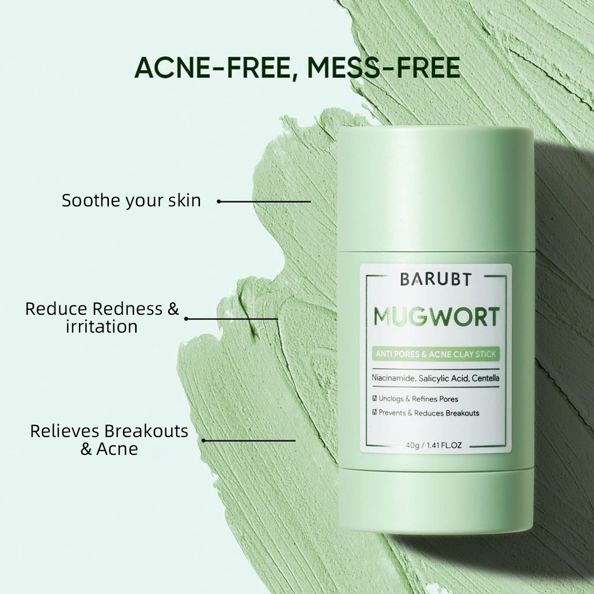 49% OFF SKINTIFIC Clay Stick Duo 💥 Deep Pore Detox +  Skin Brightening