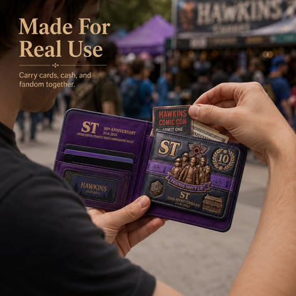 🦇Dark Universe Collector's Edition Wallet | Gothic Horror Themed Collectible Wallet Accessory