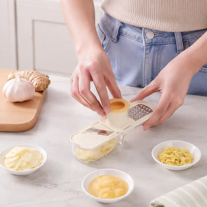 🧄 3-in-1 Multifunctional Ginger & Garlic Grater 🌶️