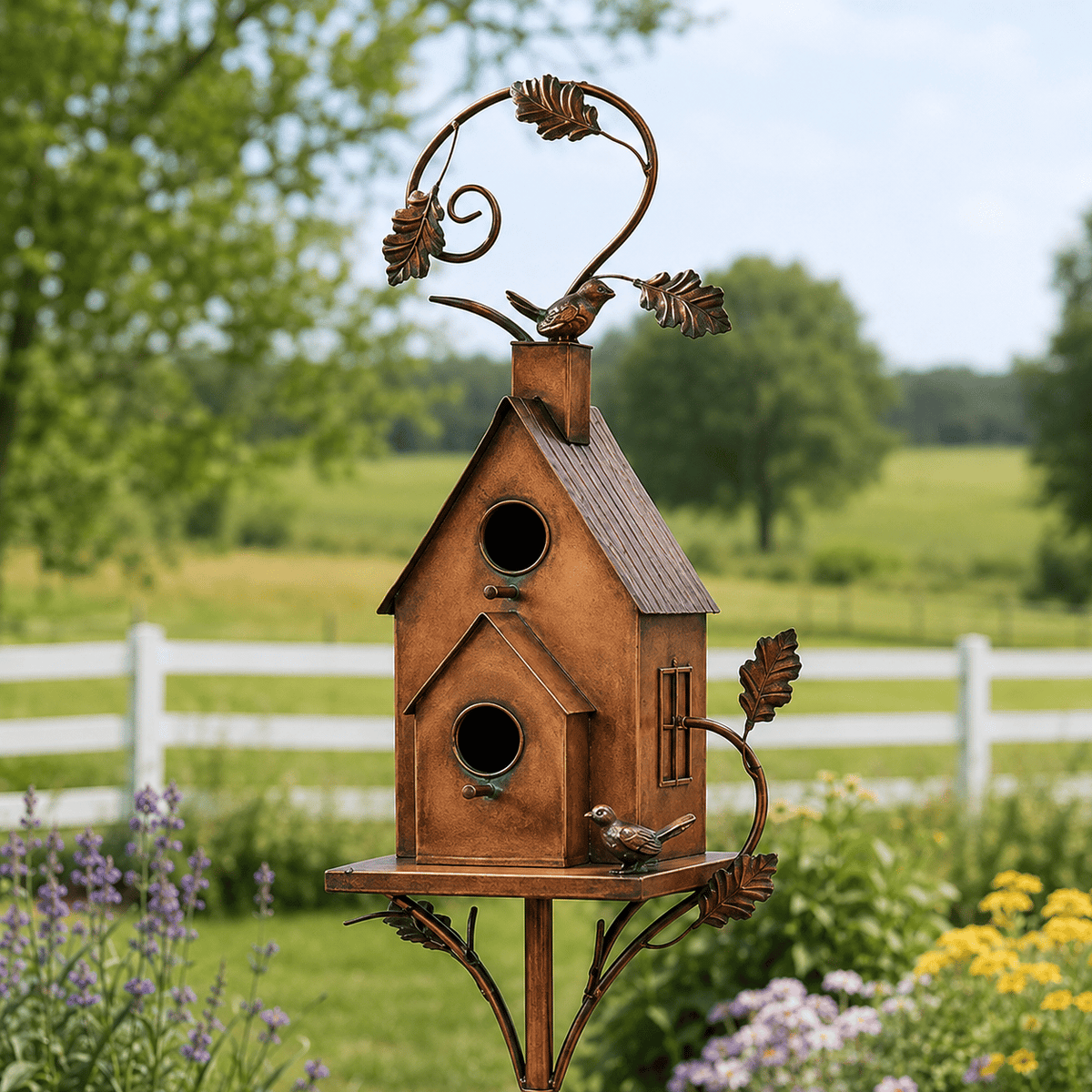 🔥Last Day 50% OFF Sola🔥-❤🐦Handmade Iron Birdhouse❤