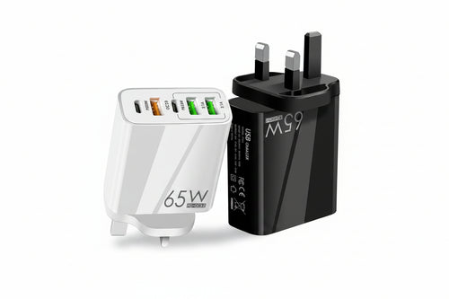⚡65W 5-Port Fast Charger｜PD QC Multi USB C Wall Charger