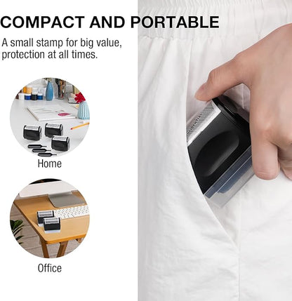 🔥🔥Privacy Protection Security Roller Stamp — Address & Billing Info Blocker, Home & Office Mailing Essentials 100m Long-Lasting Roll