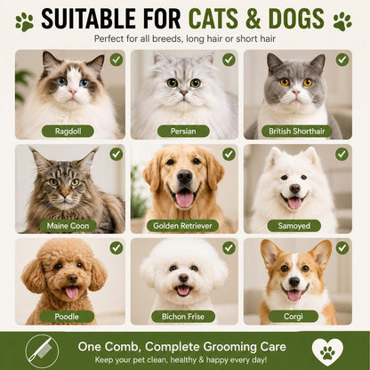 🔥Pet Face Comb Set for Cats & Dogs-2Pack