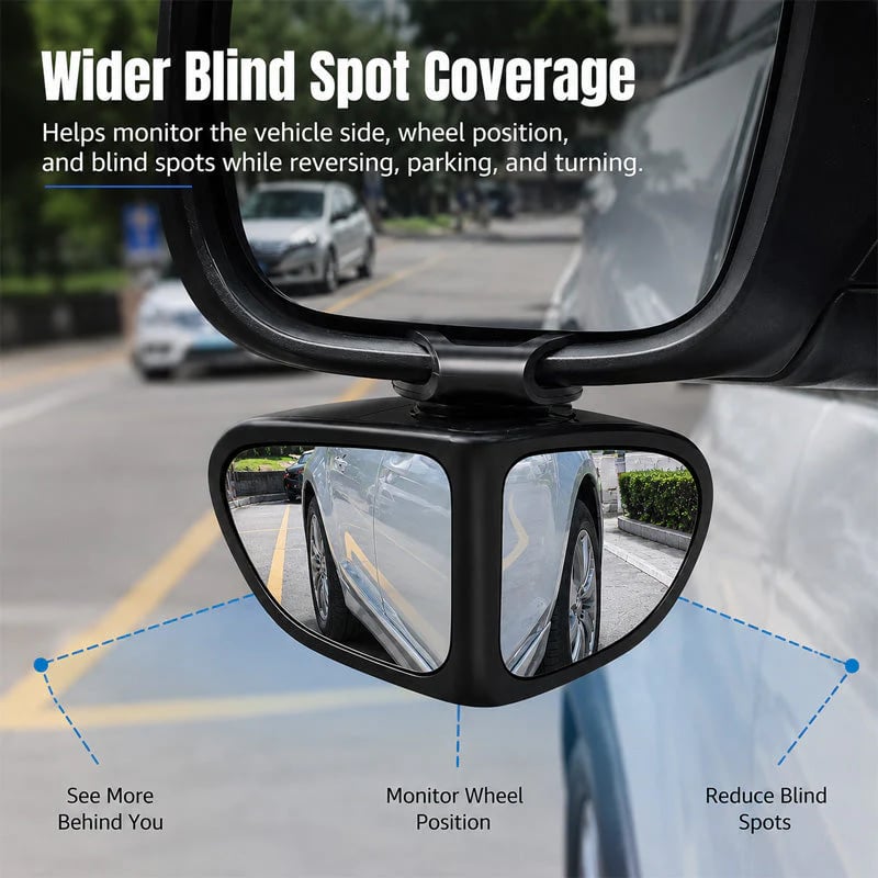 ⏰BUY 1 GET 1 FREE🔥 360° Wide‑Angle Blind Spot Rearview Mirror