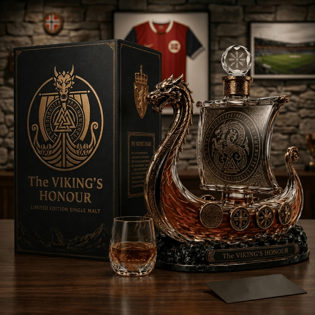 🛡️⚔️The Viking's Honour - Limited Edition Crystal Whiskey Decanter