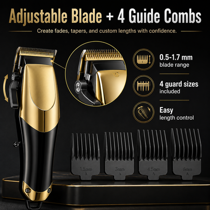 3-Piece Professional Hair Clipper & Trimmer Kit for  Men