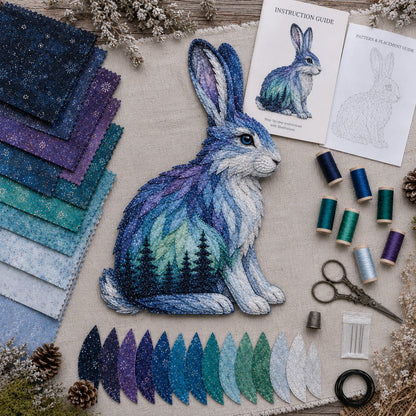 ⏳Last Day 49% OFF 🌌Beginner‑Friendly Northern Lights Wildlife DIY Patchwork Kit💕Complete Set with All Tools & Step‑by‑Step Guide