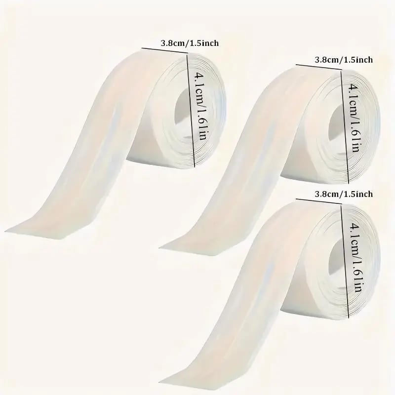 Self-Adhesive White Caulk Tape