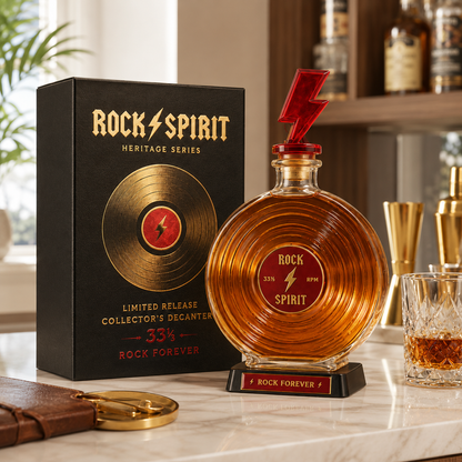 🎸Rockfire Six-String Spirit Guitar Whiskey Decanter – Rock & Roll Collector’s Edition