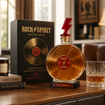 🎸Rockfire Six-String Spirit Guitar Whiskey Decanter – Rock & Roll Collector’s Edition