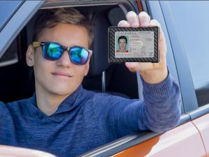 🔥Minimalist Pop-Up Wallet for Men – RFID Blocking Aluminum Card Holder with Cash Slot, ID Window & Leather Front Pocket