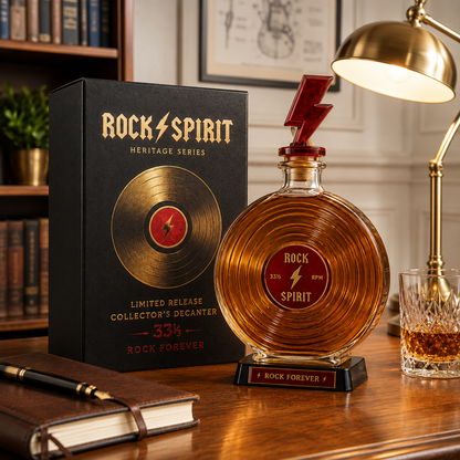 🎸Rockfire Six-String Spirit Guitar Whiskey Decanter – Rock & Roll Collector’s Edition