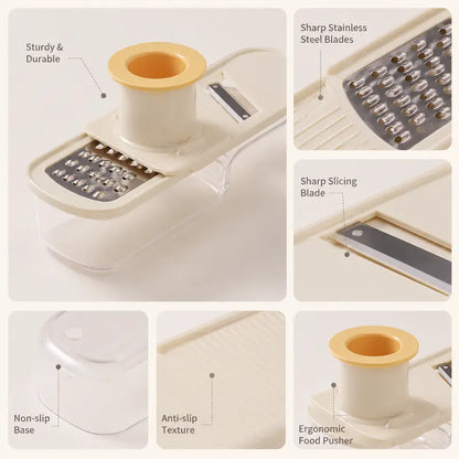 🧄 3-in-1 Multifunctional Ginger & Garlic Grater 🌶️