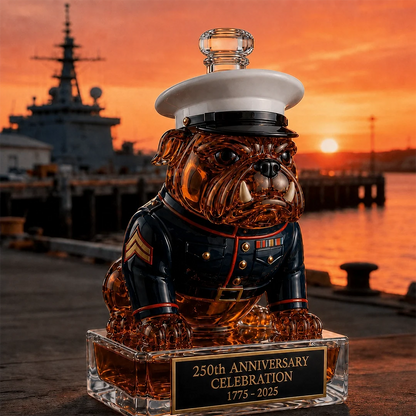 🔥 Limited-Time Offer | 250th Anniversary Military-Inspired Bulldog Whiskey Decanter Set